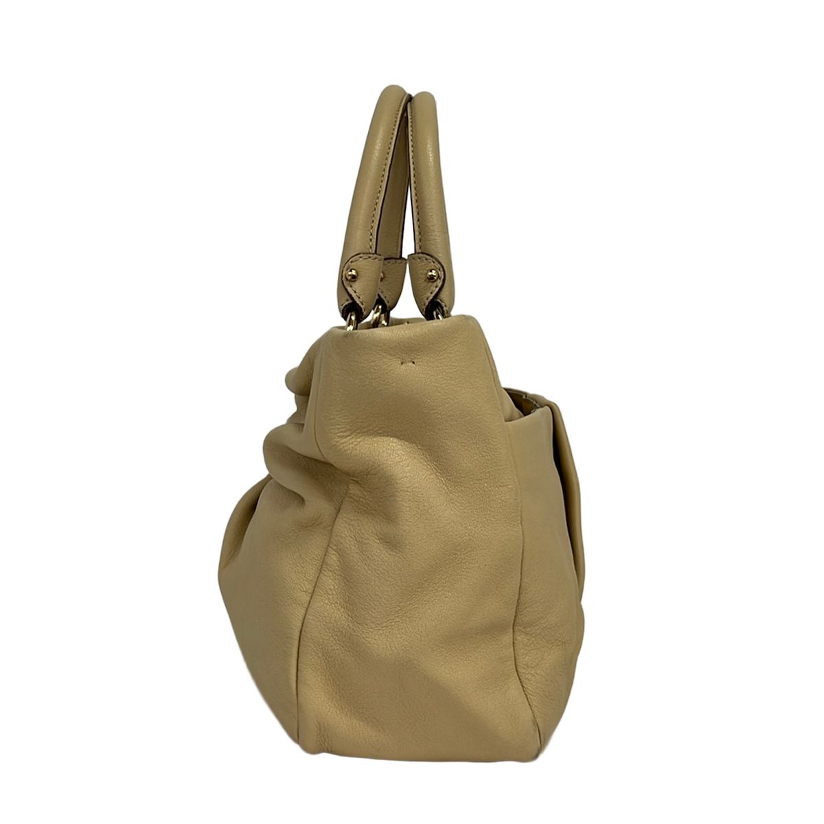 レディース Ferragamo / フェラガモ トートバッグ レザー 風ベージュ 