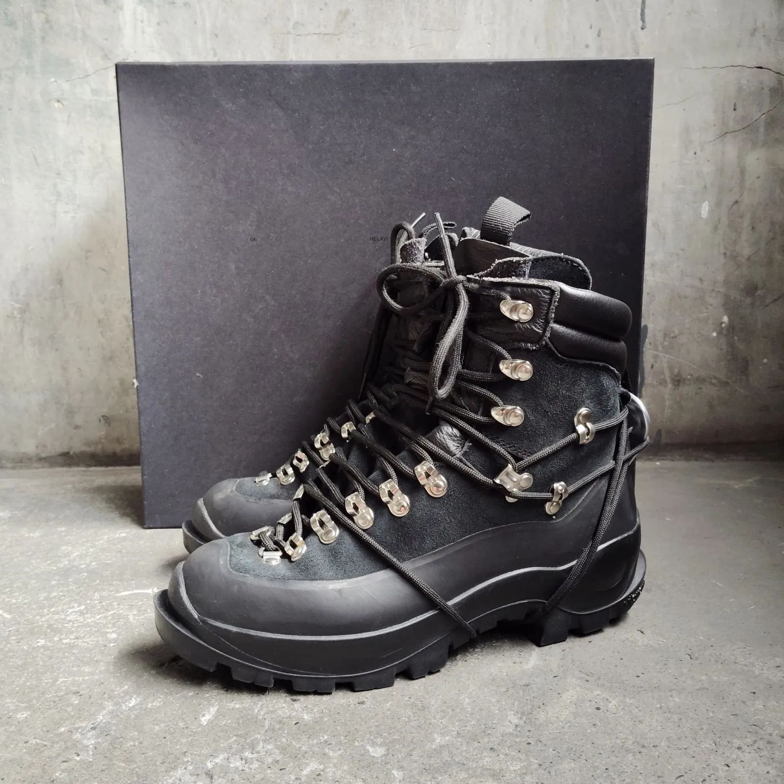 HELIOT EMIL ブーツ 41 最終値下げ HELIOT EMIL × DIEMME HIKING BOOTS 41 エリオットエミル ディエッメ