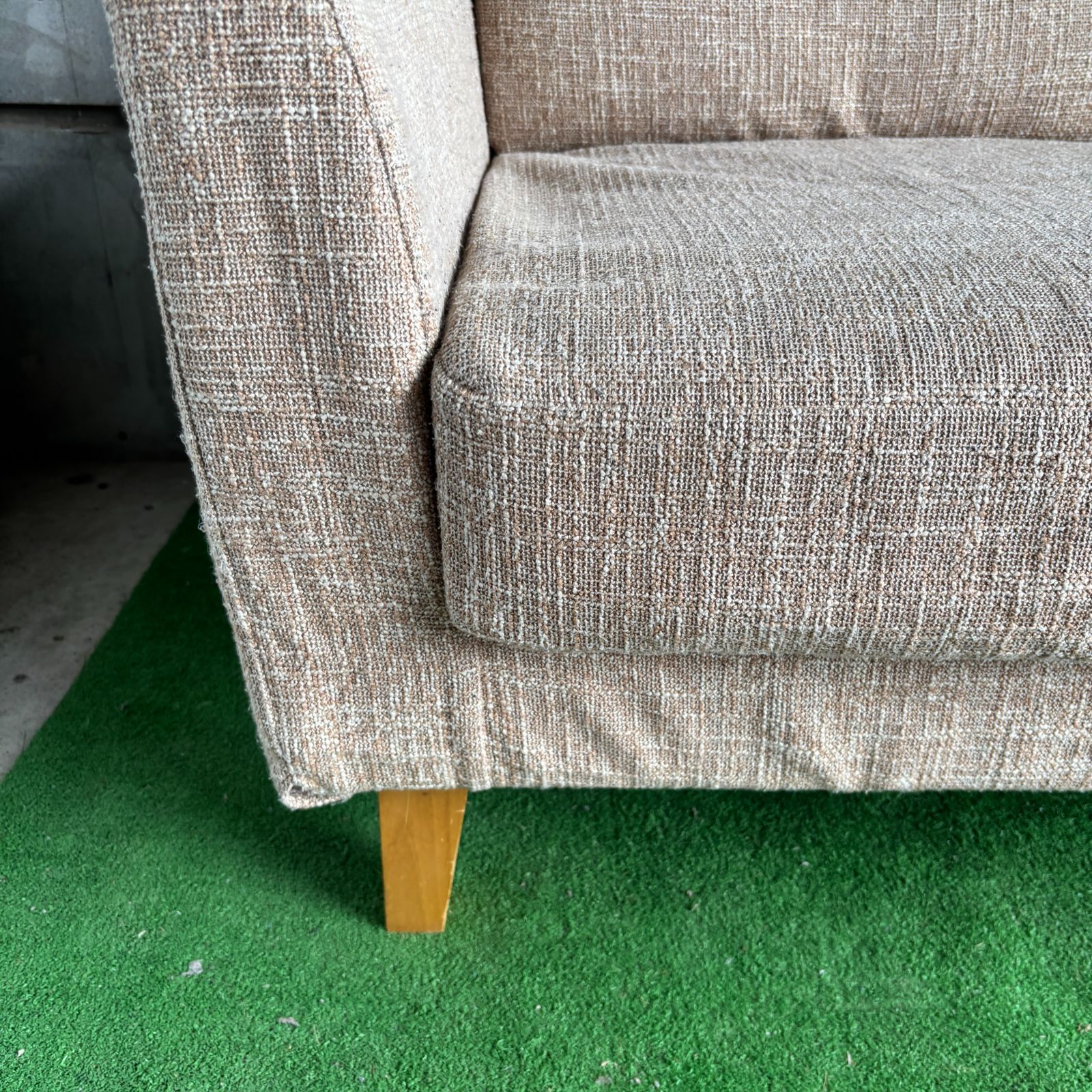 MOMONATURAL PHONO SOFA モモナチュラル 2人掛けソファ ベージュ