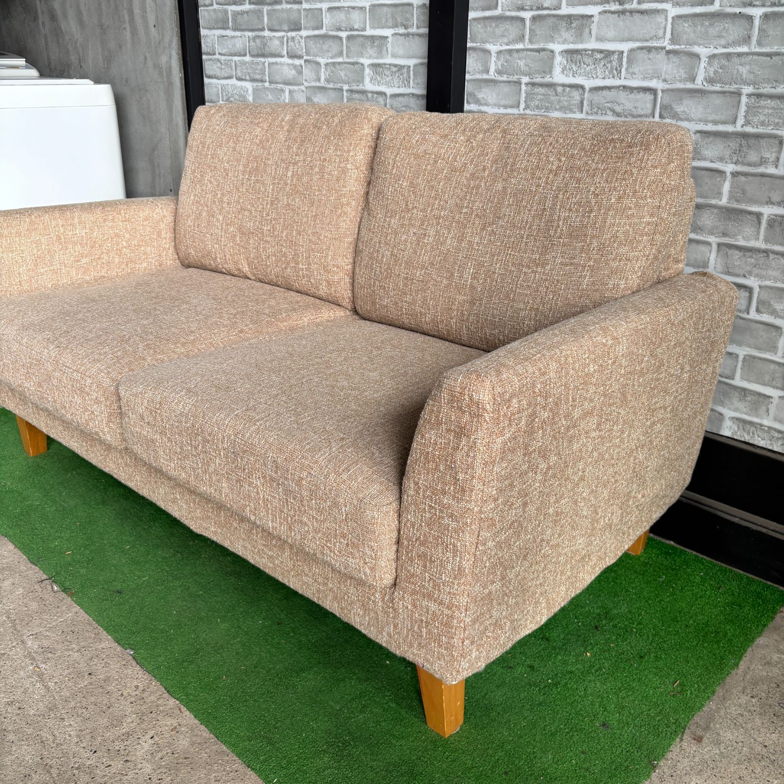 MOMONATURAL PHONO SOFA モモナチュラル 2人掛けソファ ベージュ