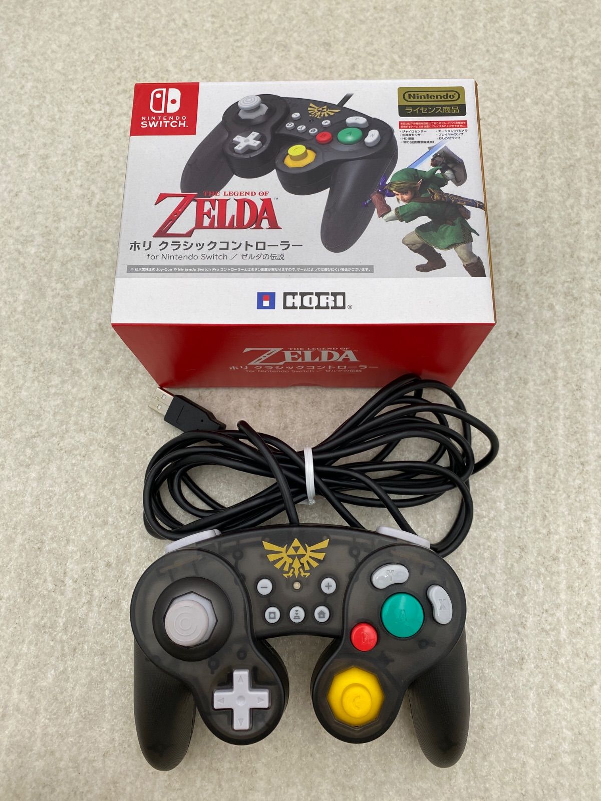 ホリ クラシックコントローラー for Nintendo Switch ゼルダ【Nintendo