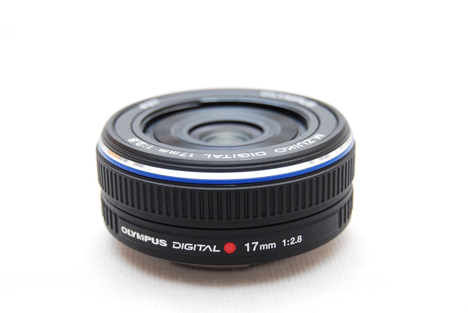 ☆美品 OLYMPUS パンケーキレンズ M.ZUIKO DIGITAL 17mm F2.8 ブラック