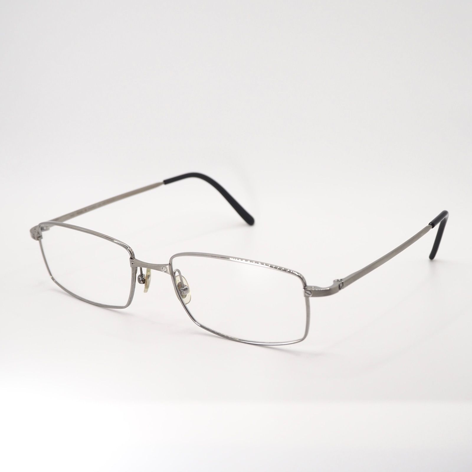 Cartier 眼鏡 シルバーフレーム サングラス カルティエ