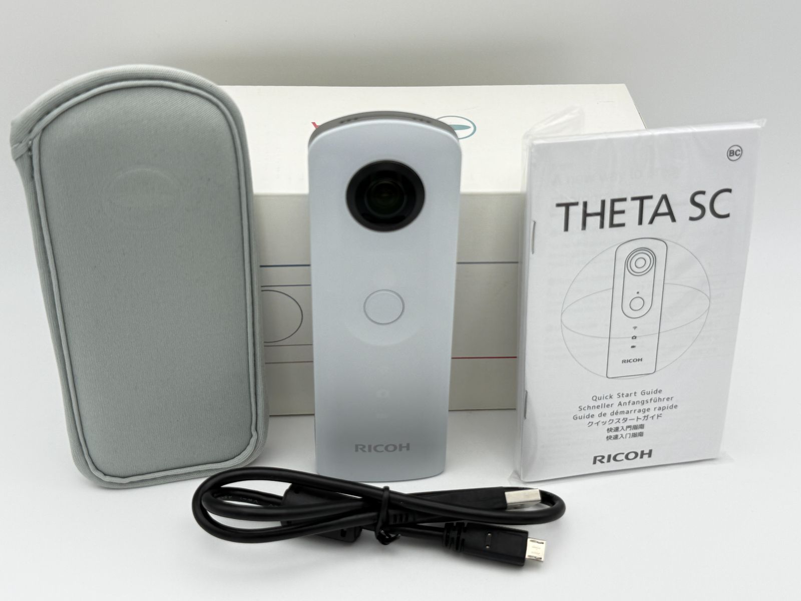 【極上美品】RICOH THETA SC ホワイト リコー シータ 360度カメラ