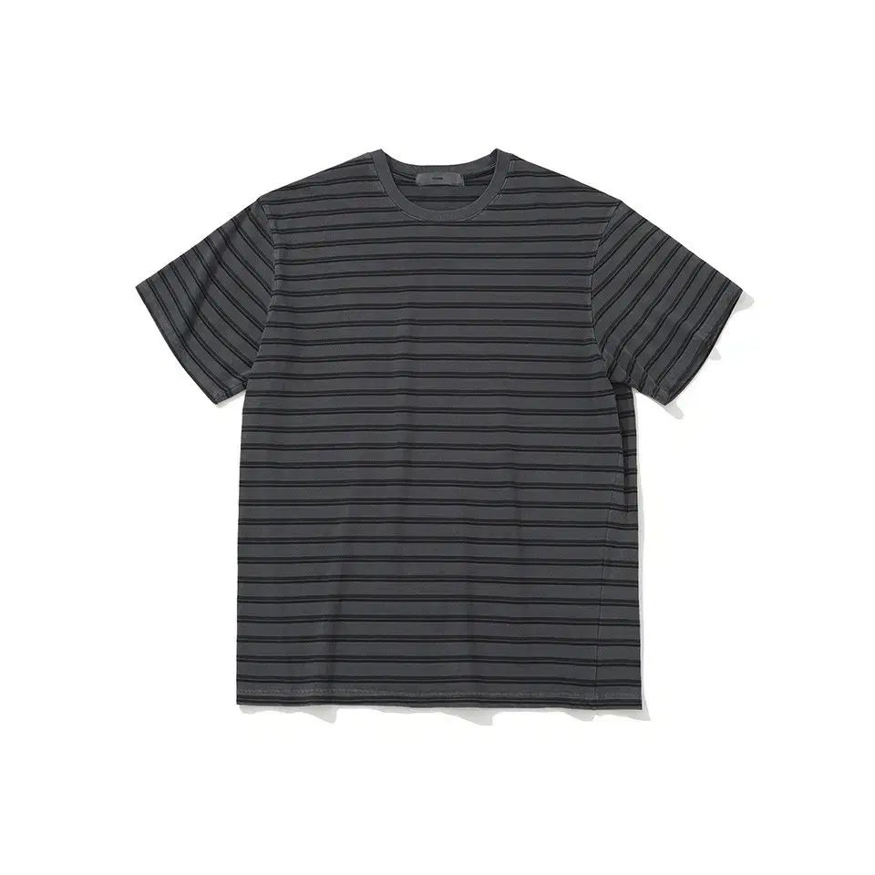 3 siiido 25ss ガーメント ストライプ 半袖 チャコール