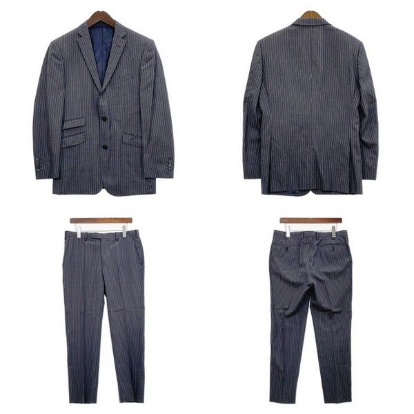 BURBERRY BLACK LABEL バーバリーブラックレーベル スーツ ストライプ 