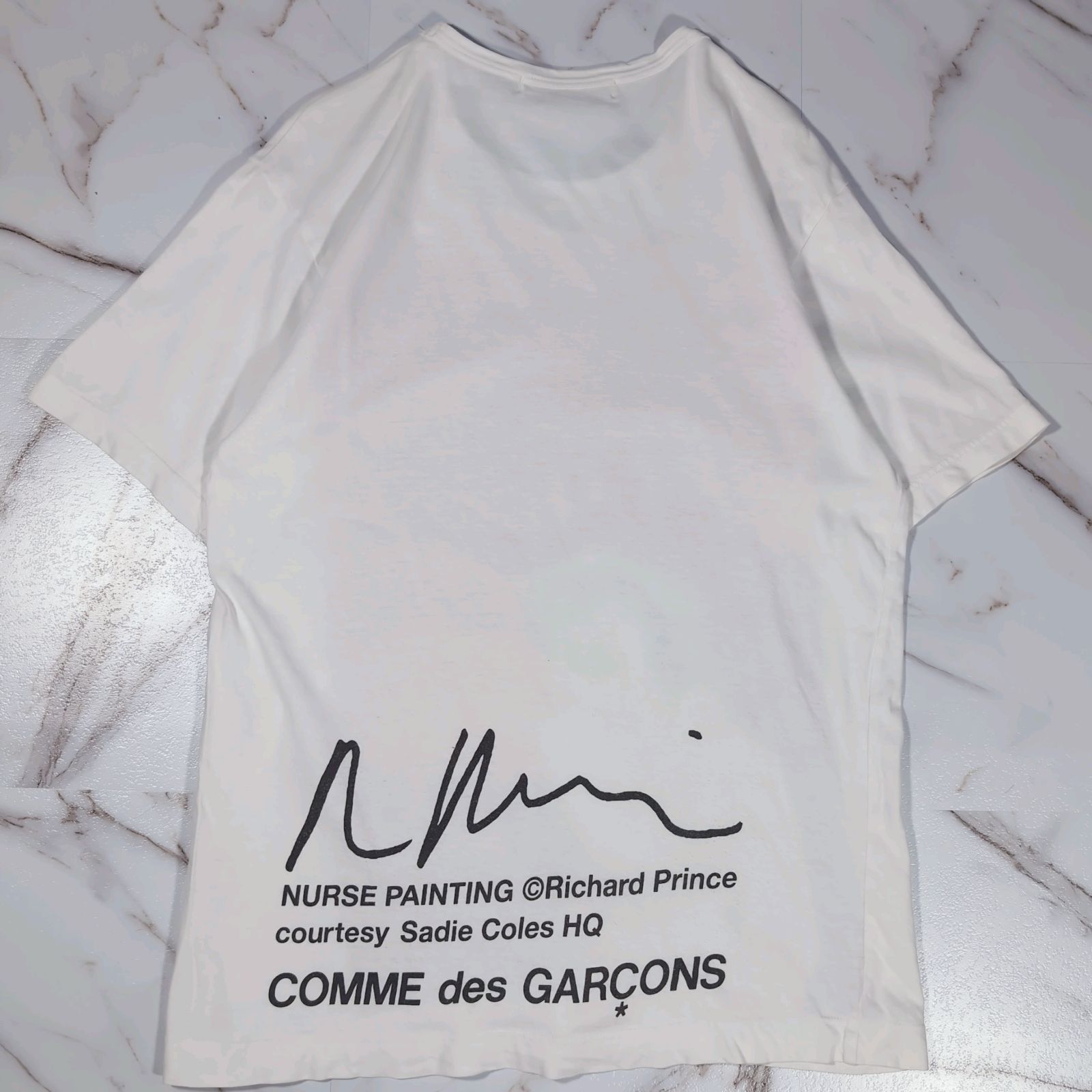 90s COMME des GARCONS SHIRT 看護婦 看護師 ナース S/S TEE L 