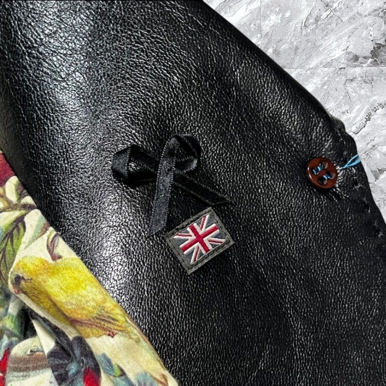 Paul Smith BLACK ポールスミスブラック レザーコート ロングコート