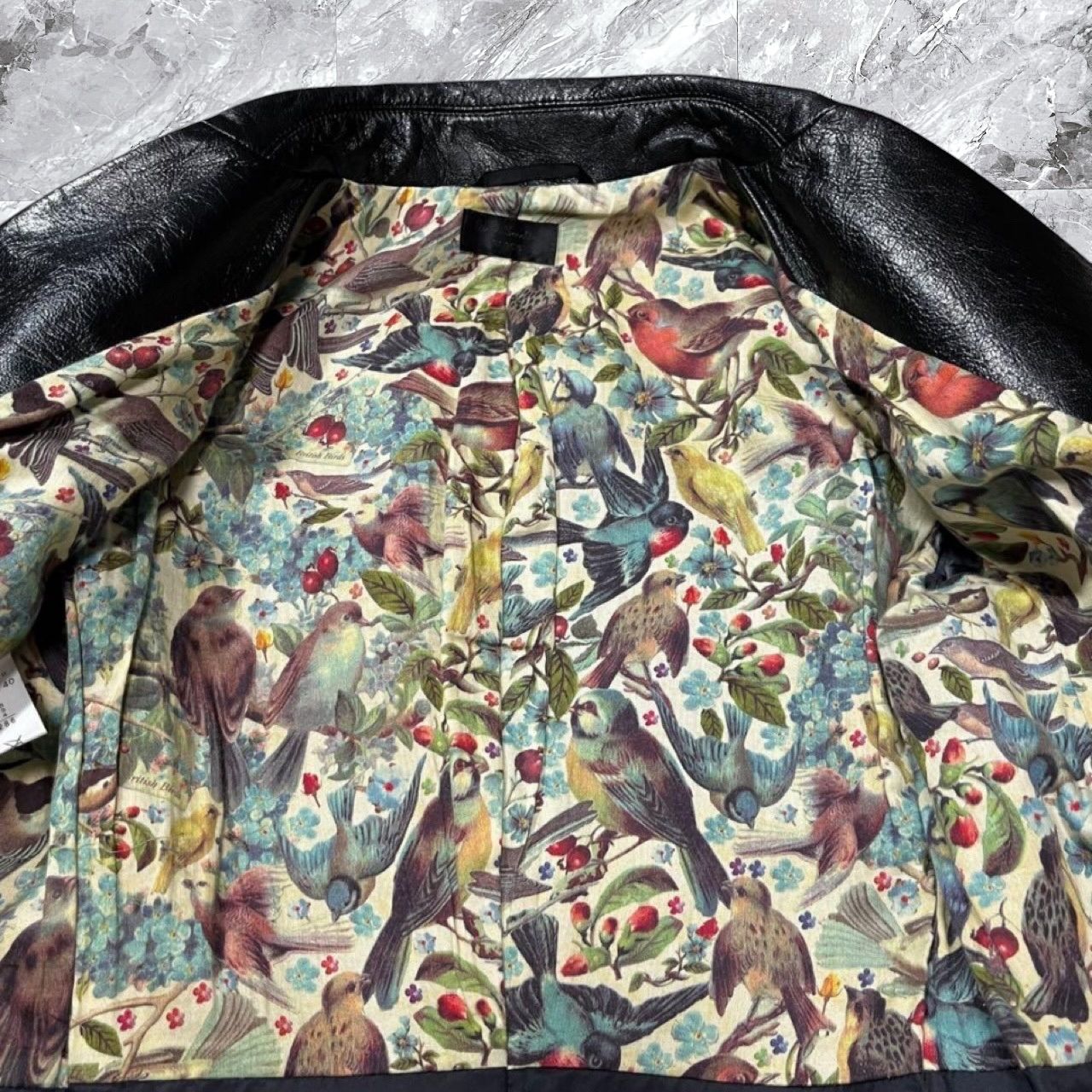 Paul Smith BLACK ポールスミスブラック レザーコート ロングコート