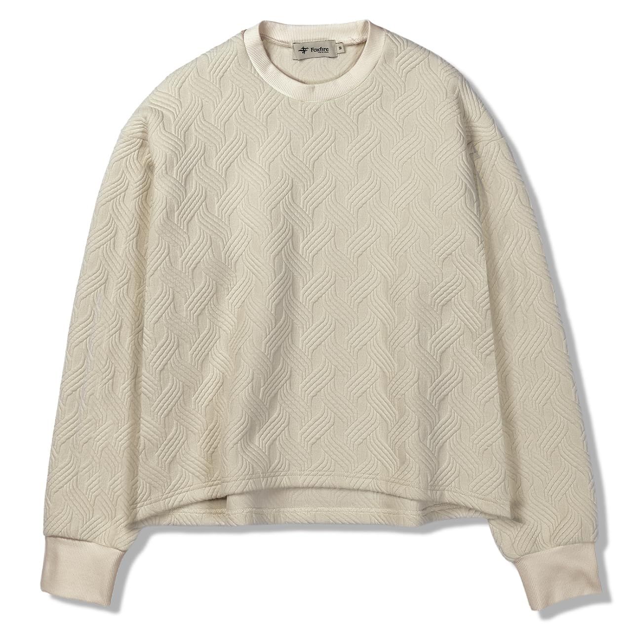 新品 ケーブルキルトクルー