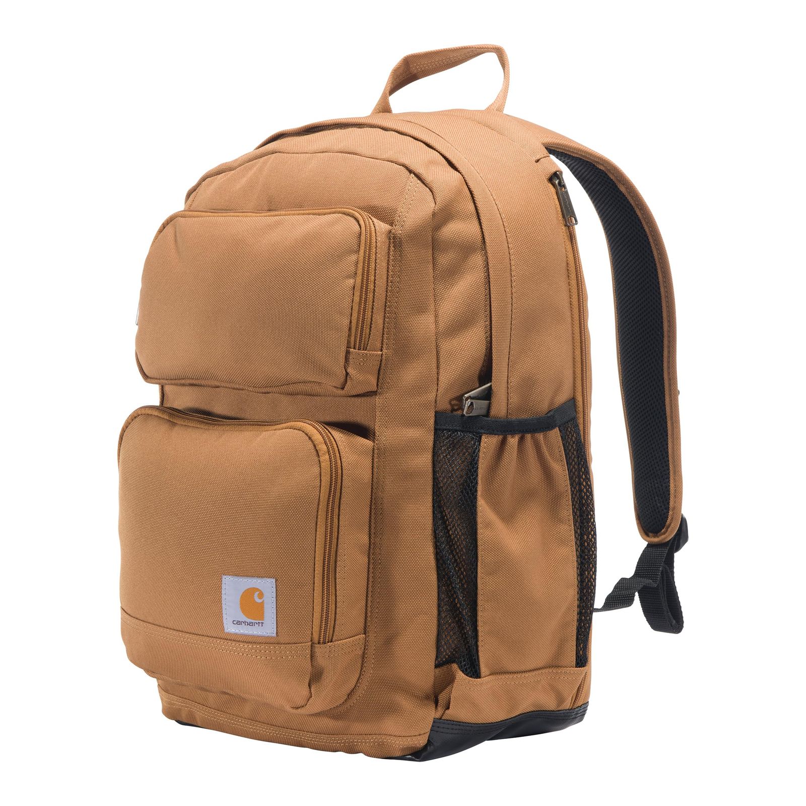 新品 Carhartt 28L デュアルコンパートメント バックパック 丈夫なパック ノートパソコン用スリーブとDuravax耐摩耗性ベース Carhartt Brown
