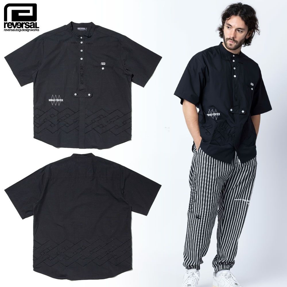 【reversal/リバーサル】 シャツ 半袖/rvddw TYROL SHIRTS rv26ss305｜ストリート スケーター メンズ レディース ファッション