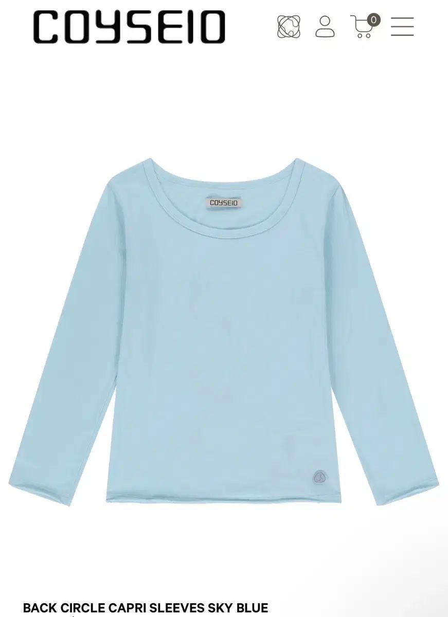 コイッセイオ) Back Circle Capri Sleeves SB F