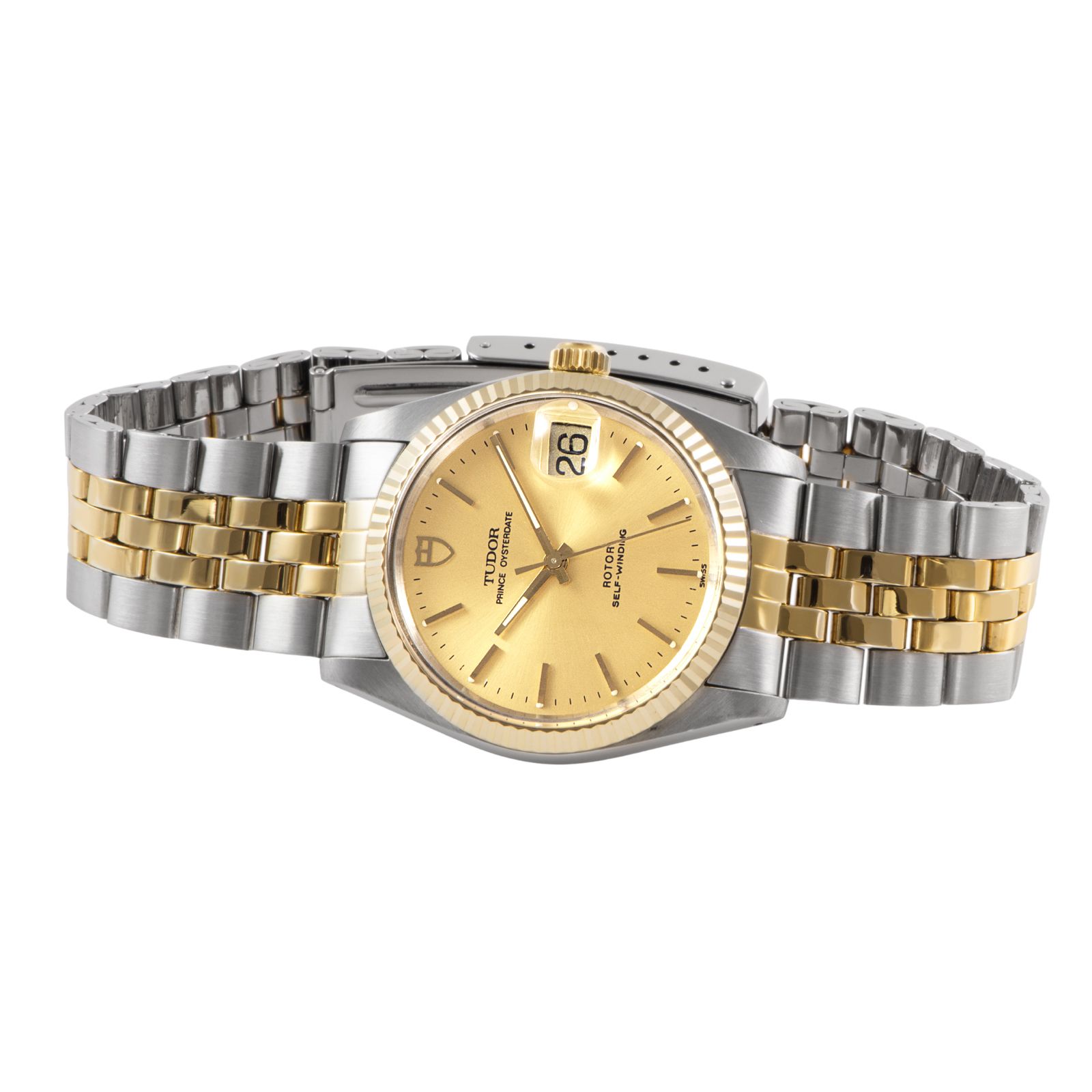 TUDOR 74033 SS/YG × SS/YG 自動巻き TUDOR チューダー / チュードル プリンスデイト 74033 SS/YG【中古