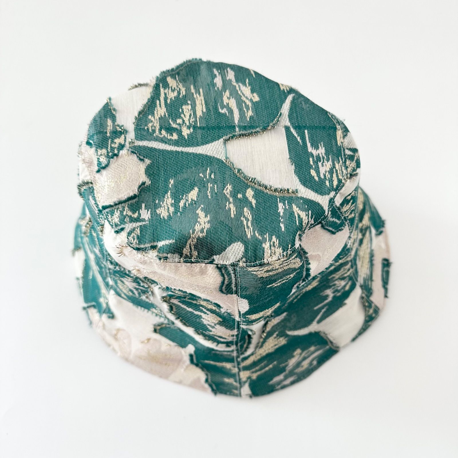 ミューラル MURRAL flower quartz jacquard hat 23SS グリーン