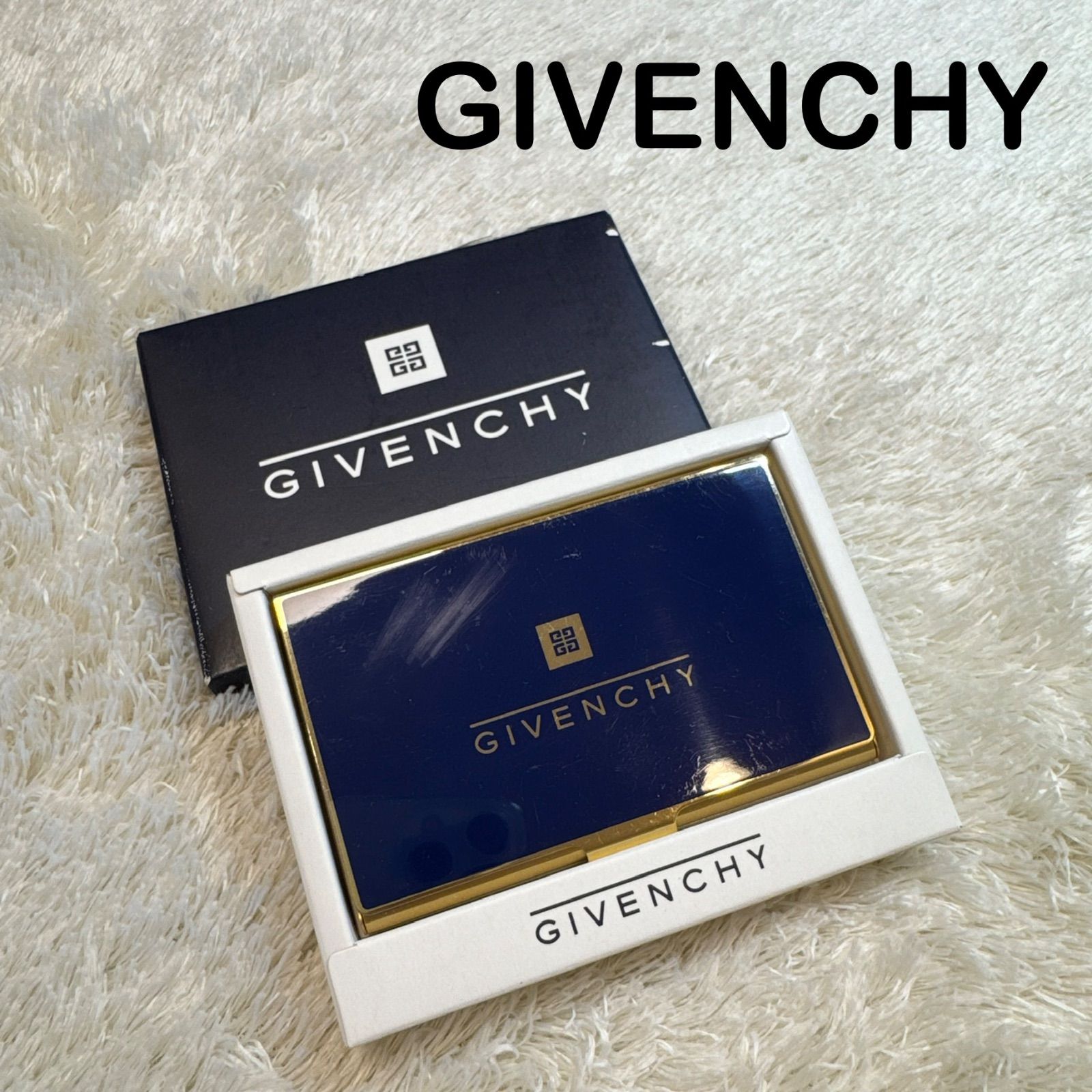 GIVENCHY ジバンシー カードケース 名刺入れ アルミケース 箱付き