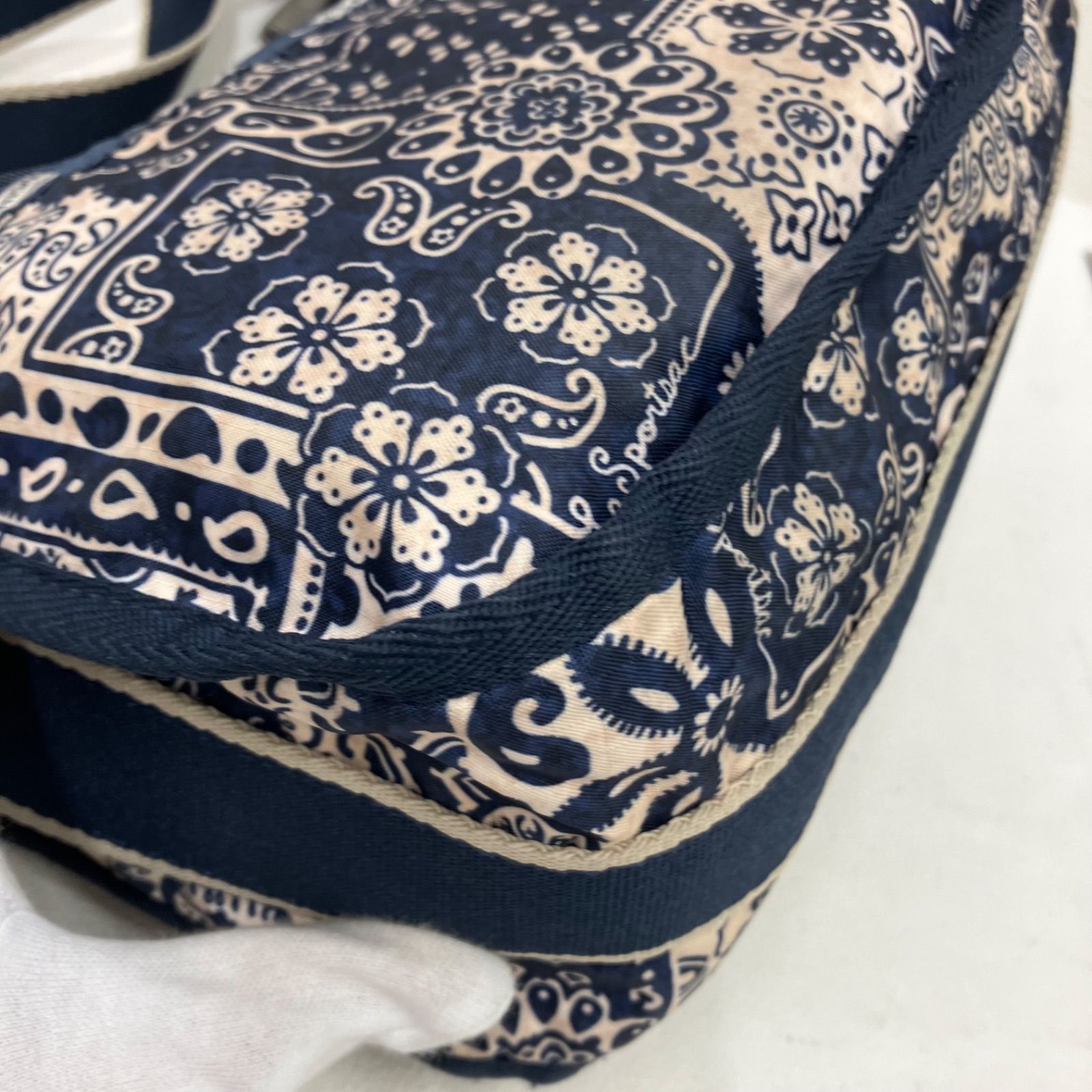 美品】LeSportsac レスポートサックデニム パッチワーク トートバッグ 