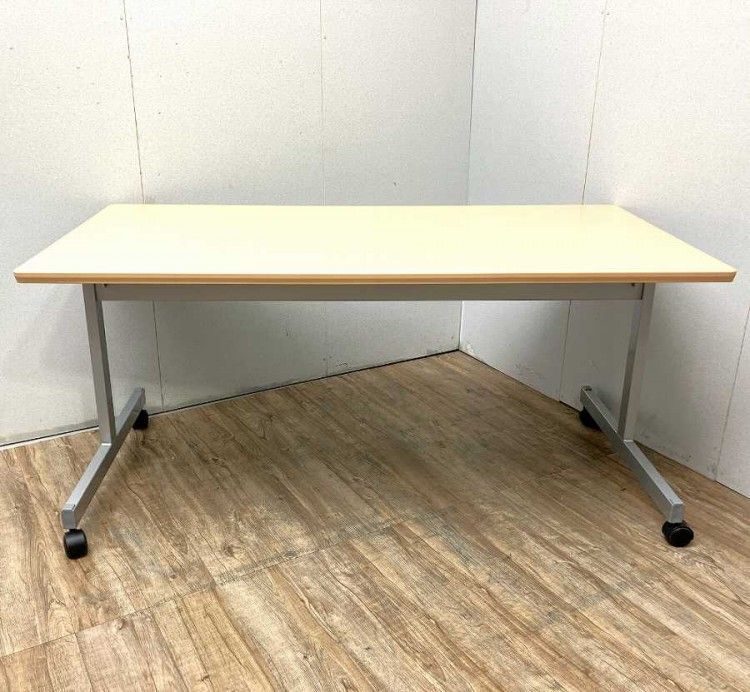 【中古品】ホウトク 1500サイドスタックテーブル FTX-W1575 BT405 ナチュラル