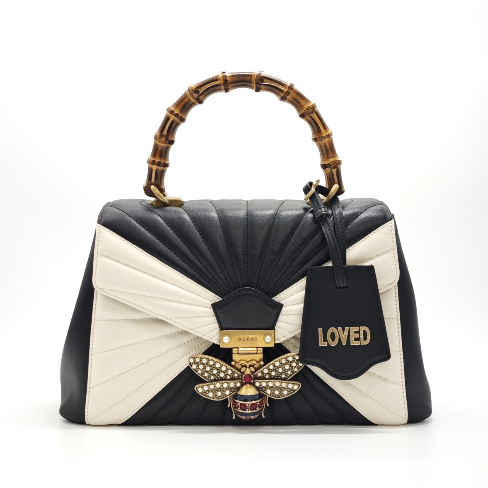 【中古】GUCCI 476531 クイーンマーガレット バンブー スモール