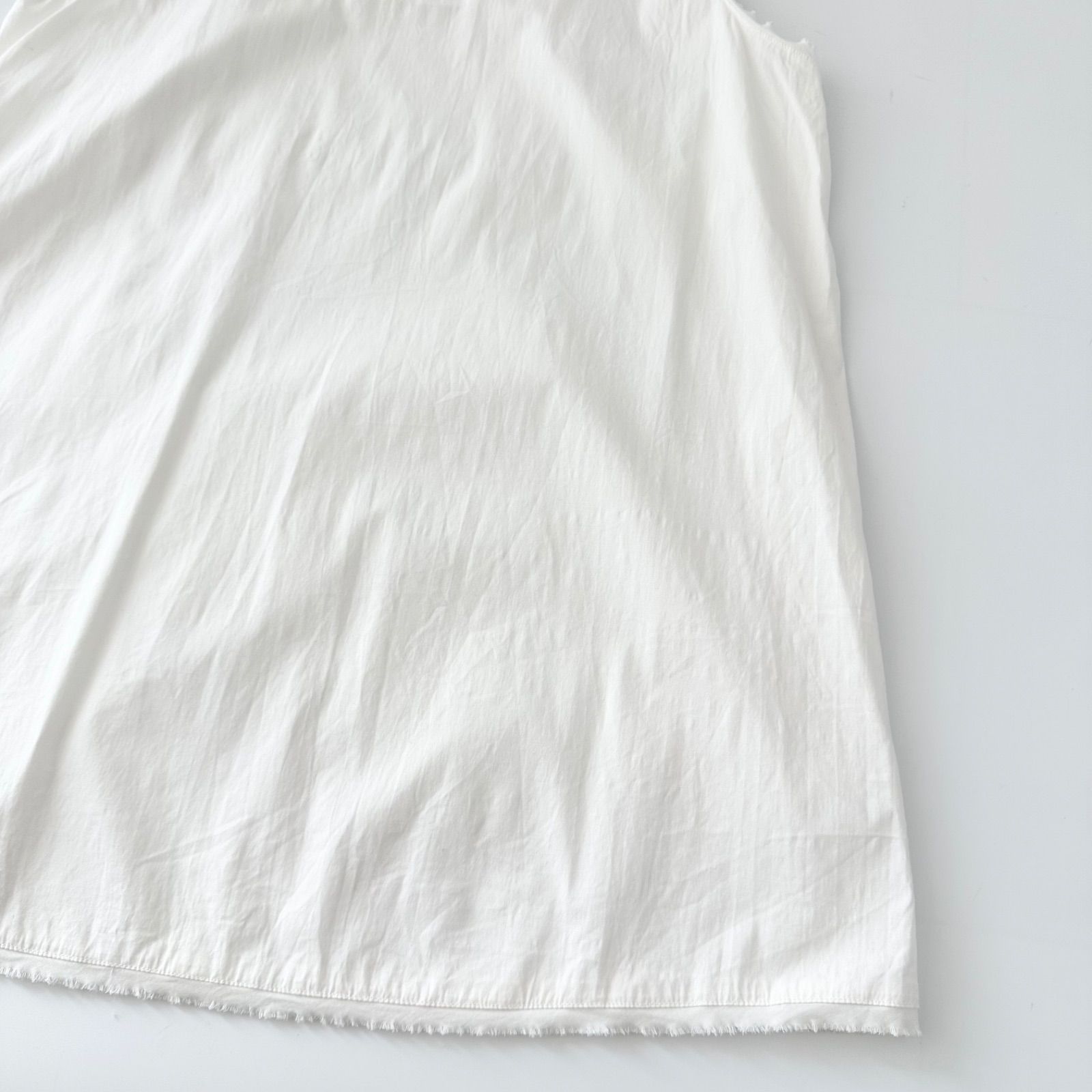 ビアズリー BEARDSLEY シャツタンク レイヤード タンクトップ 白