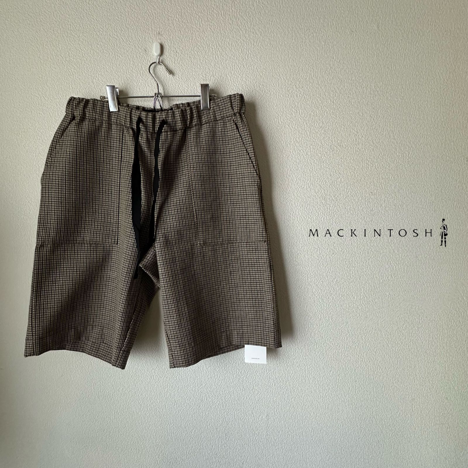 処分特価【MACKINTOSH】S/ACF02-02 GTS HOUSEHILL / BROWN GUN CLUB CHECK /M