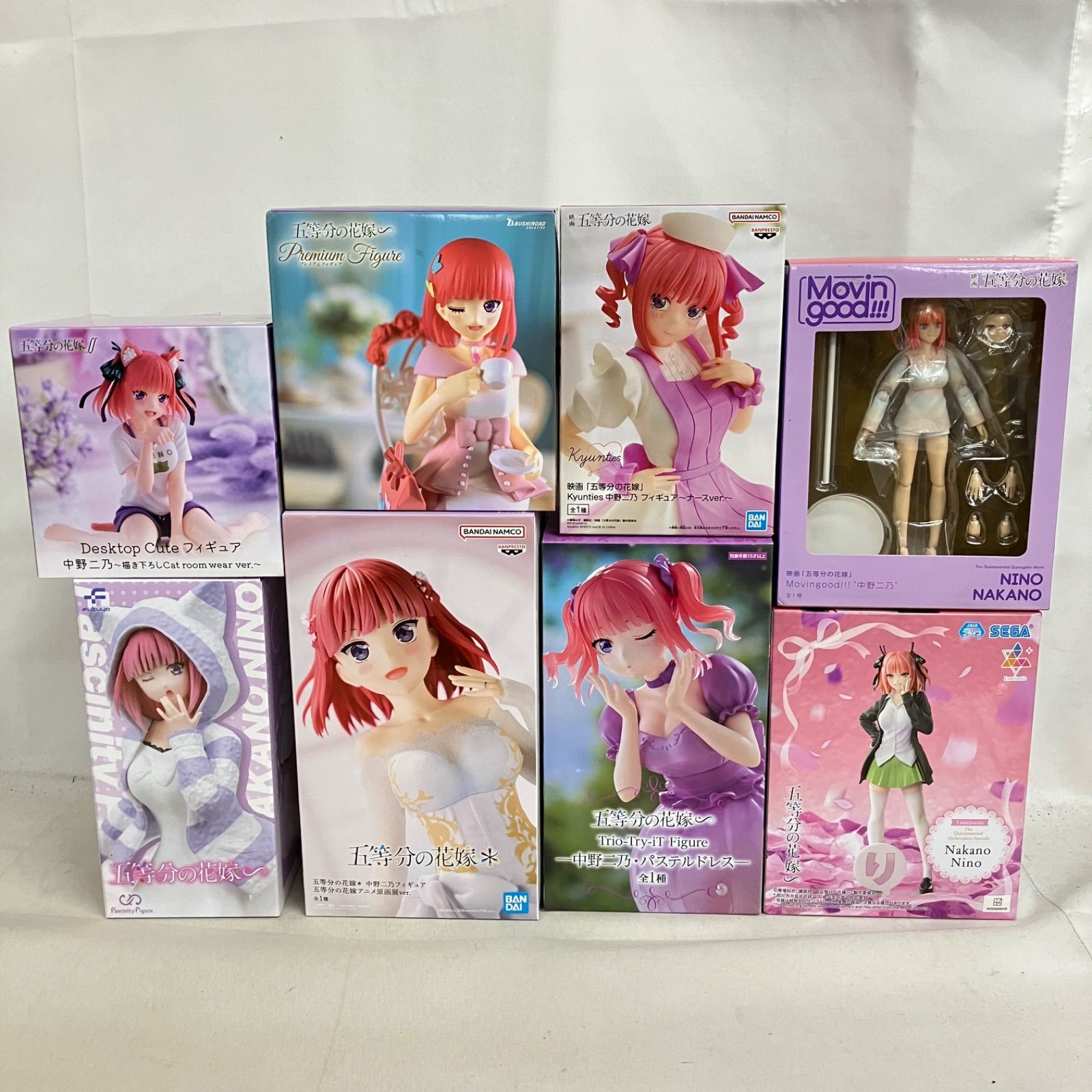 五等分の花嫁 5等分の花嫁 ごと嫁 中野二乃 まとめ売り 未開封 五等分の花嫁 中野二乃 まとめ フィギュア 8個セット SF5A49