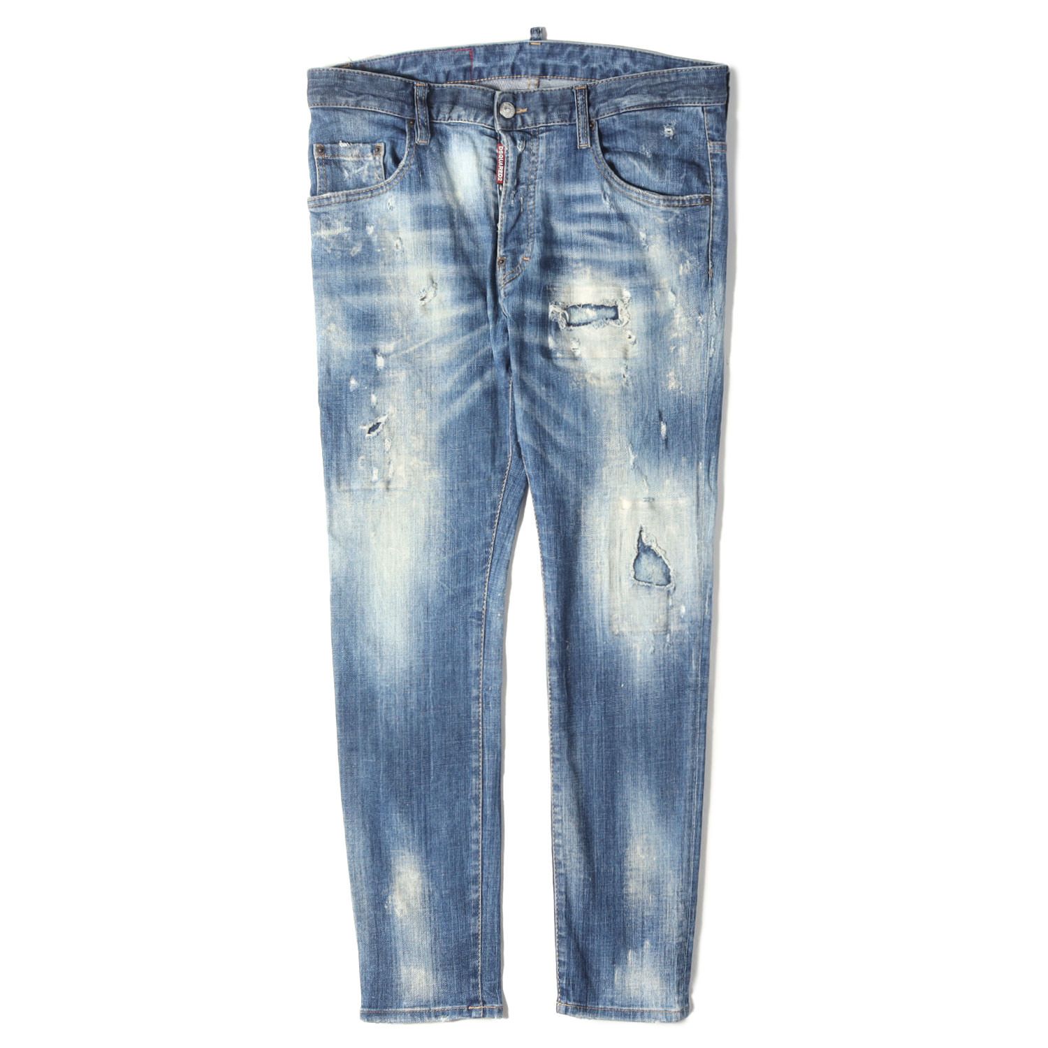 DSQUARED2 ディースクエアード パンツ インディゴ サイズ:48 | 22SS