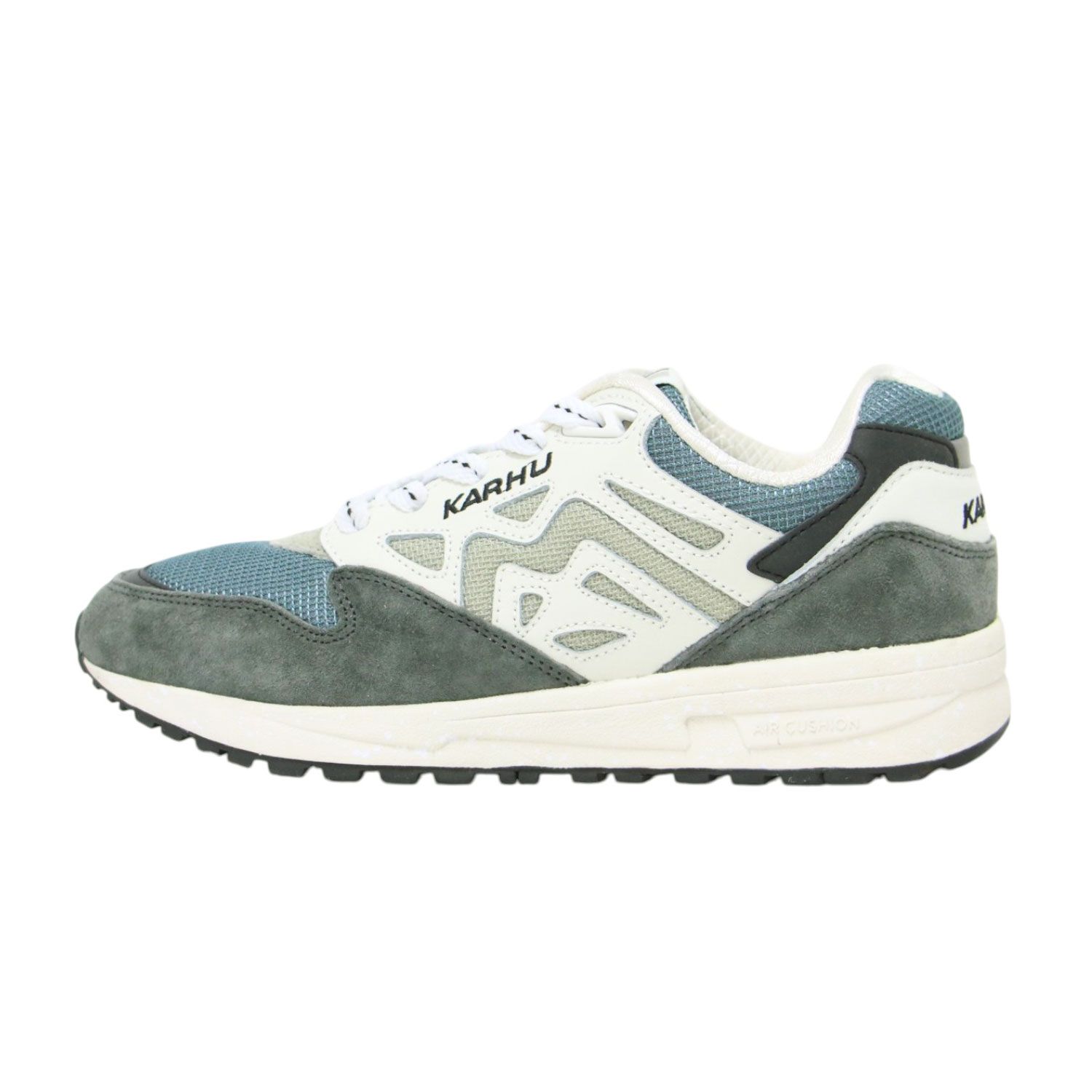 KARHU カルフ サイズ:US6(23.5cm～24.0cm) | 22秋冬 ロゴ スエード ローカットスニーカー | LEGACY-G 96 | ランニングシューズ レースアップ ラウンドトゥ フラット | ダークグレー【レディース】【中古】
