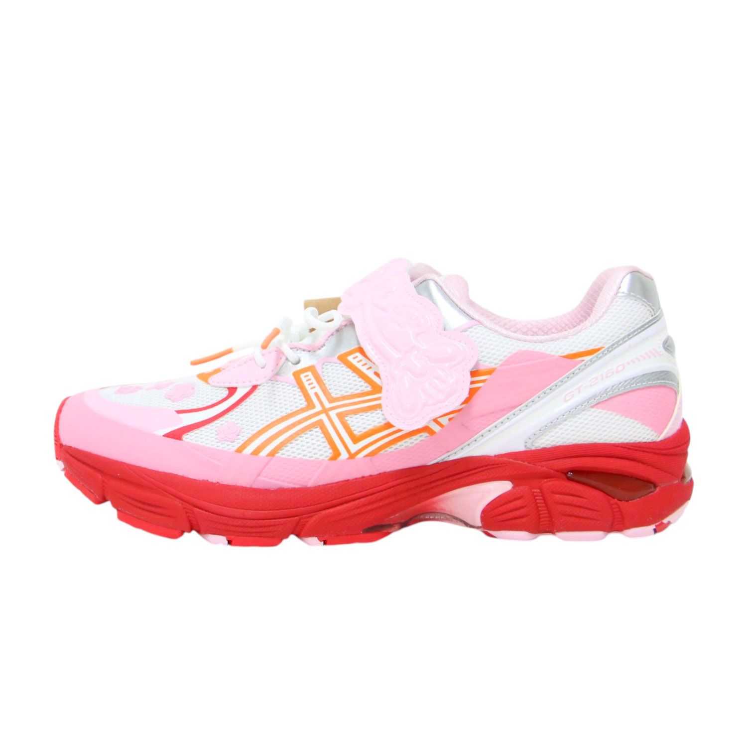 【新品】asics アシックス × CECILIE BAHNSEN サイズ:25.5cm | 23秋冬 GT-2160 | ベルクロストラップ レースアップ フラワーモチーフ メッシュ | ピンク系 | スニーカー | コラボ 別注 【レディース】