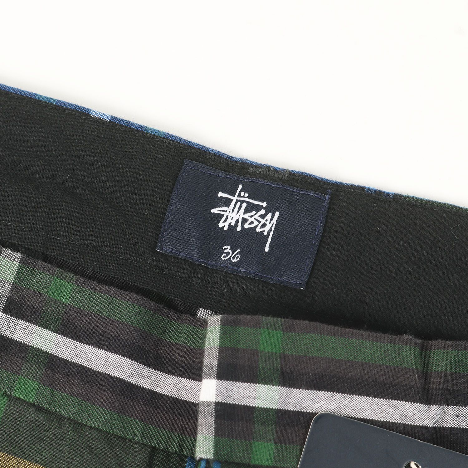 新品】STUSSY ステューシー パンツ ネイビー グリーン サイズ:36