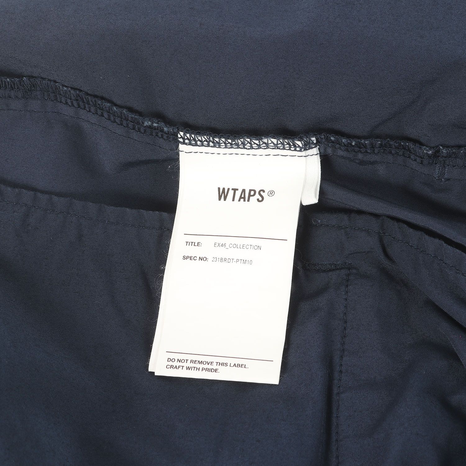 WTAPS ダブルタップス パンツ ネイビー 紺 サイズ:XL | 23SS ブランド