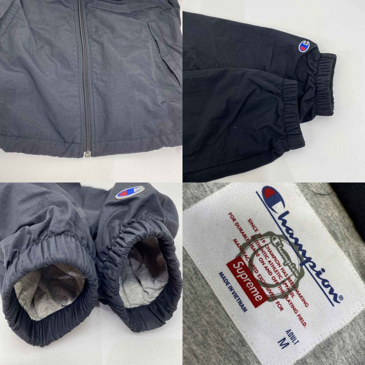 Supreme シュプリーム × Champion チャンピオン ナイロンジャケット M