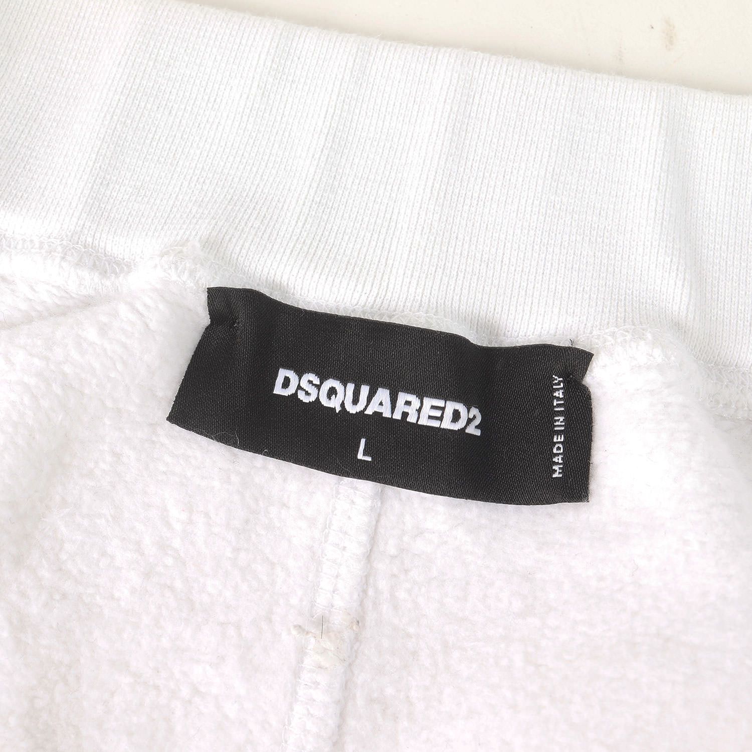 DSQUARED2 ディースクエアード パンツ ホワイト 白 サイズ:L | 22SS 