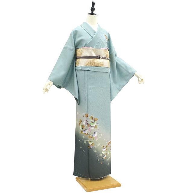 新古品】 訪問着 着物 未使用 フォーマル 正絹 袷 金彩友禅 金彩加工