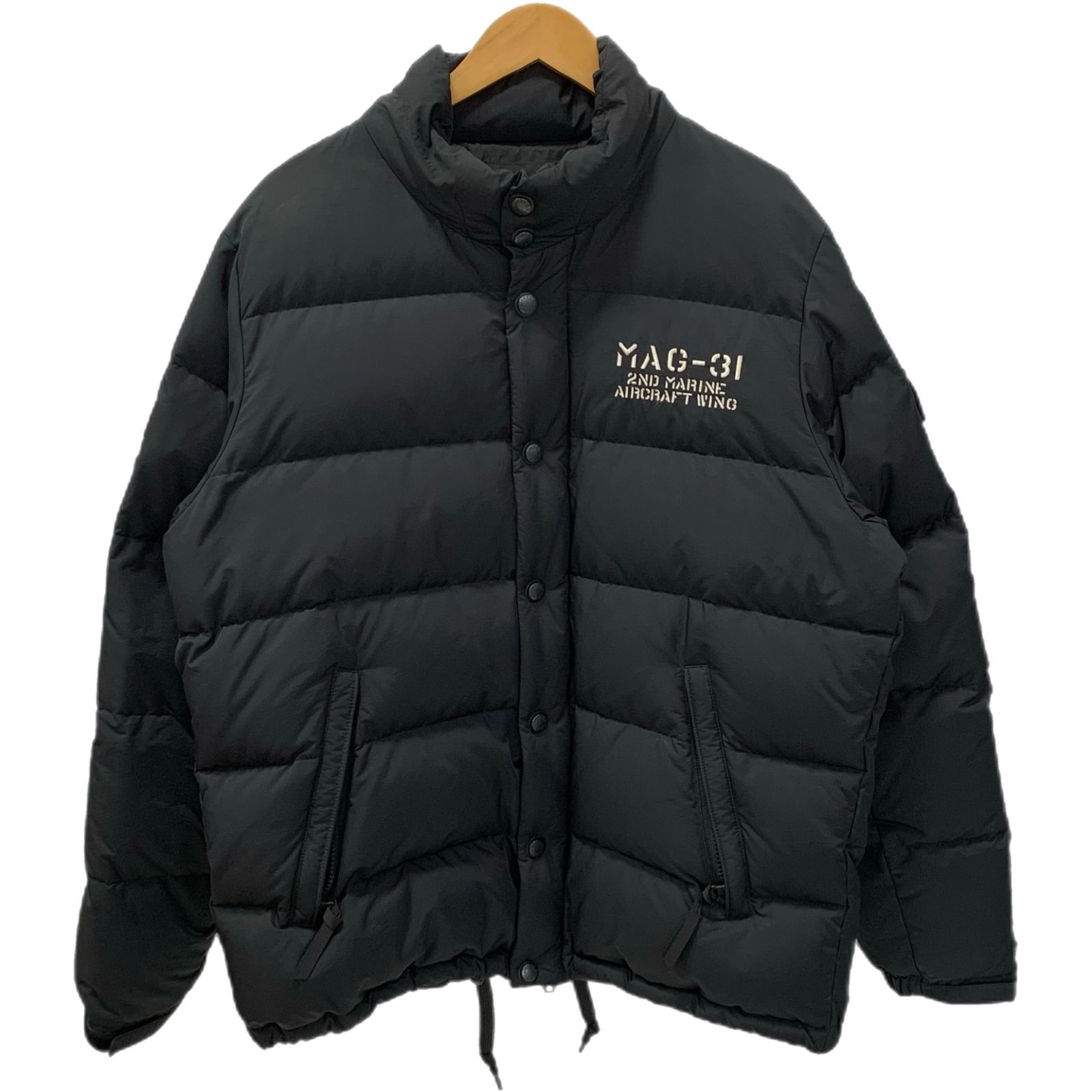 アヴィレックス AVIREX USMC CLASSIC DOWN JACKET 783-2253001 ジャケット ブラック XLサイズ 201MT-5987