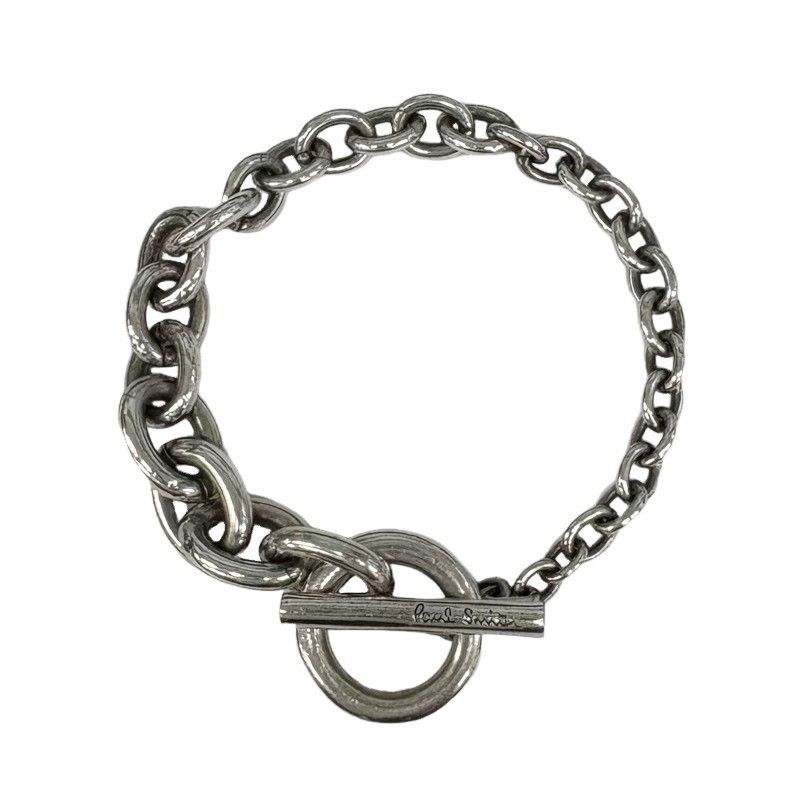Paul Smith ポールスミス マンテル チェーンブレスレット シルバー 真鍮 アクセサリー ユニセックス 【中古】 22605K279
