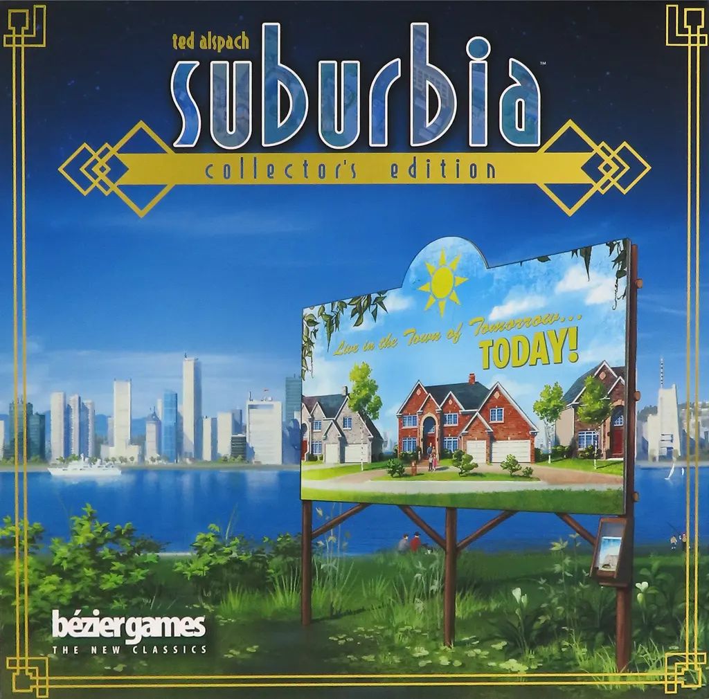 【中古】ボードゲーム シティビルダー コレクターズエディション キックスターター版 英語版 (Suburbia: Collector’s Edition - Kickstarter)