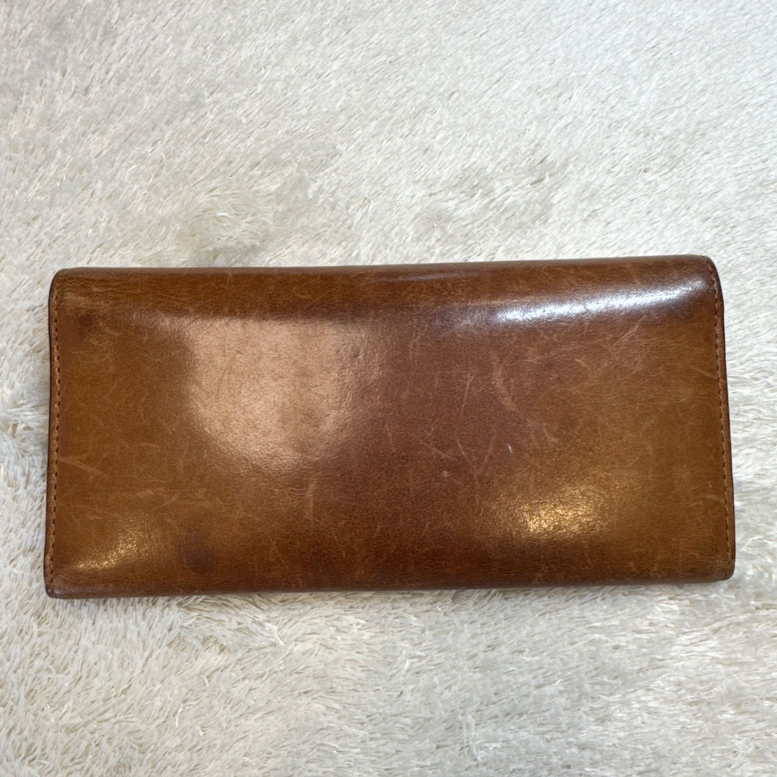 TILA MARCH PARIS ティラマーチ 長財布 本革 レザー ブラウン - メルカリ