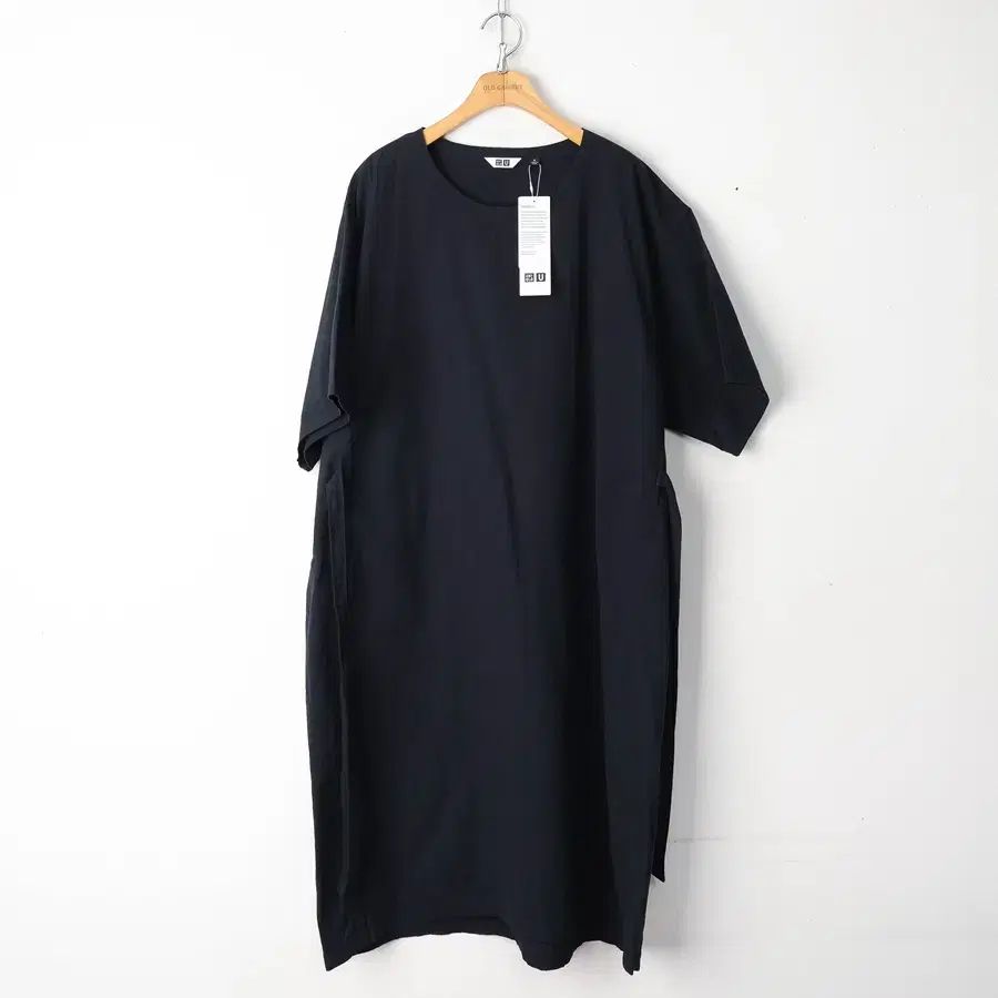 66/新品 UNIQLO U 3WAY オーバーサイズ シアサッカー ワンピース