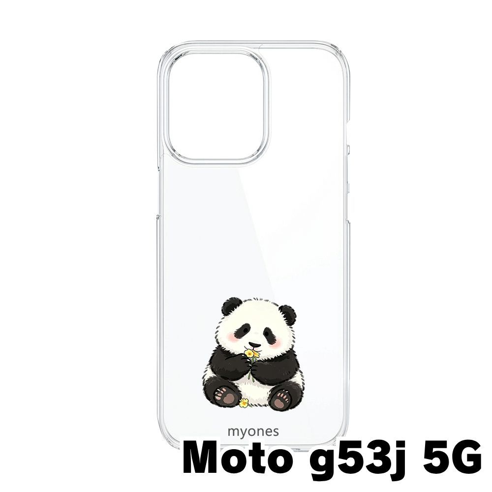 新品未使用】Motorola g53j 5G クリア ハードケース (パンダ) パンダ