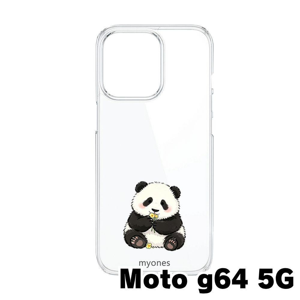 新品未使用】moto g64 5G クリア ハードケース (パンダ) パンダ 大熊猫