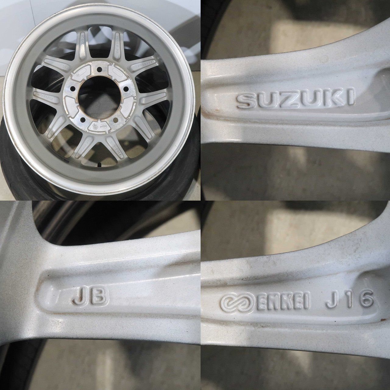 4本 スズキ ジムニー JB64W 純正 16インチ ホイールのみ 5.5J +22 5H 