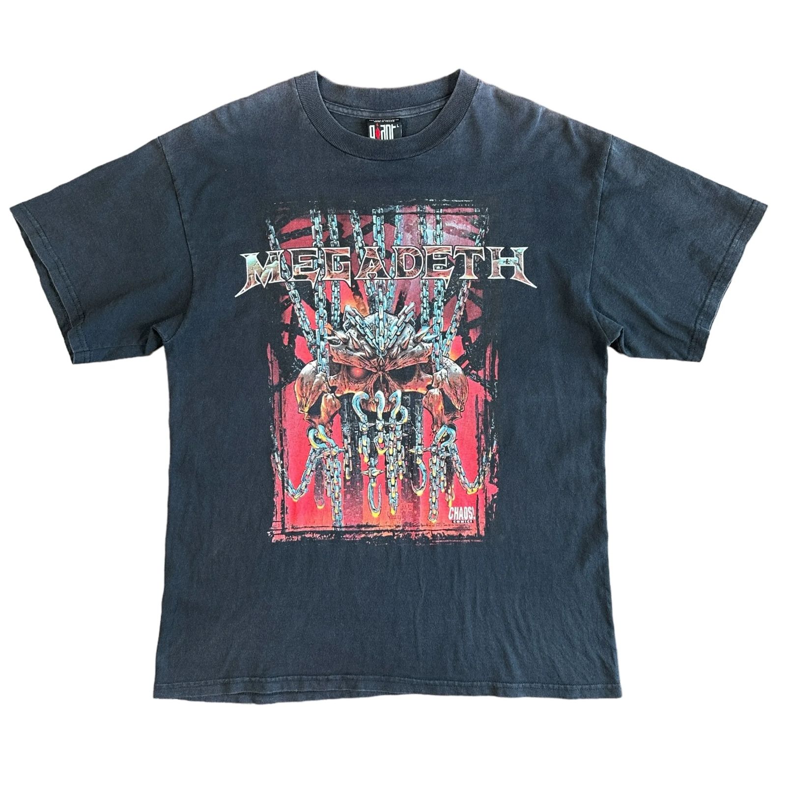 MEGADETH CHAOS! COMICS 90's Tee Black L