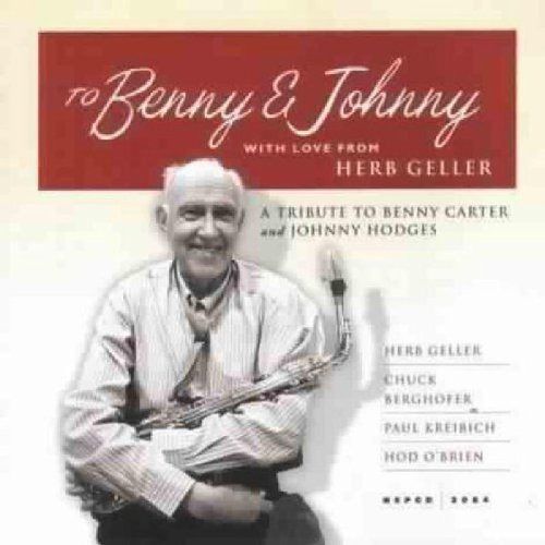 【CD】To Benny & Johnny with Love: A Tribute to Benny Carter & Johnny Hodges