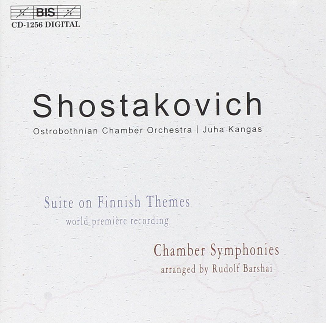 【CD】Shostakovich: Suite on Finnish Themes, Chamber Symphonies