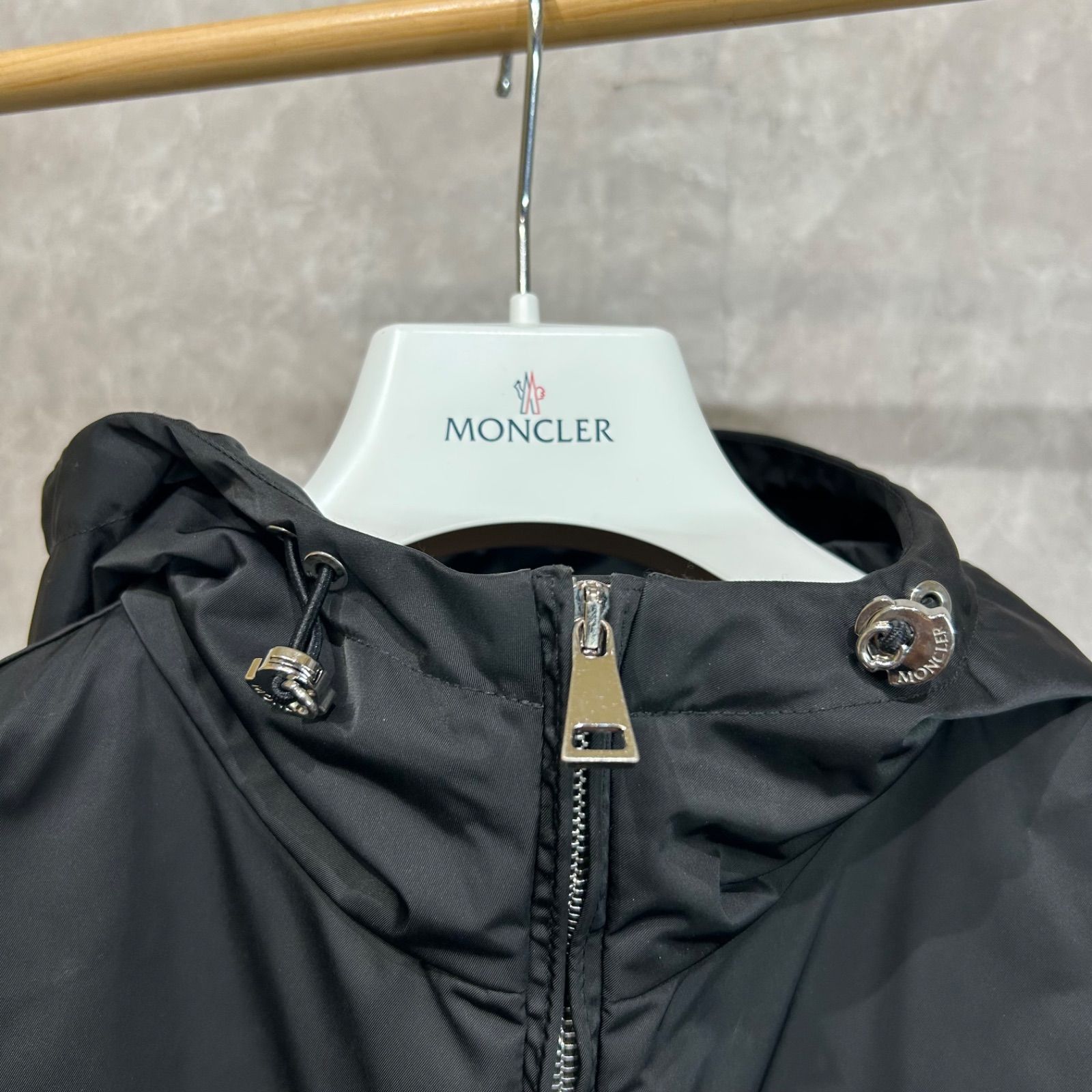 MONCLER モンクレールナイロン スプリングコートMILLAU黒0 - メルカリ