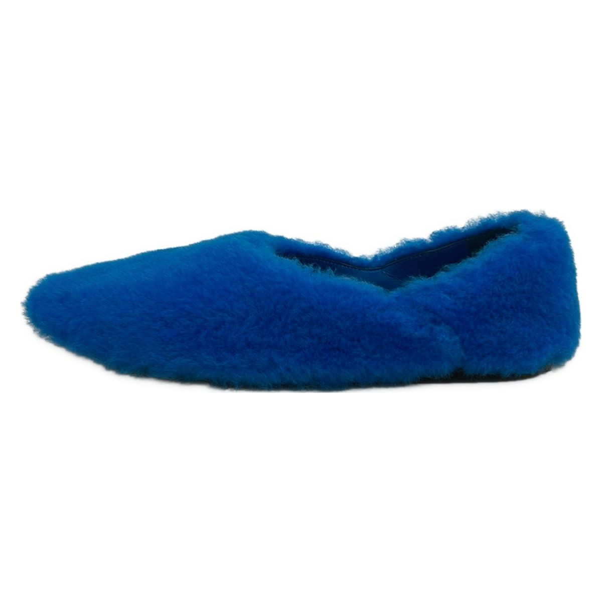 JILSANDER(ジルサンダー) 靴 39 レディース - ブルー スリッパ／ルームシューズ/+ ウール