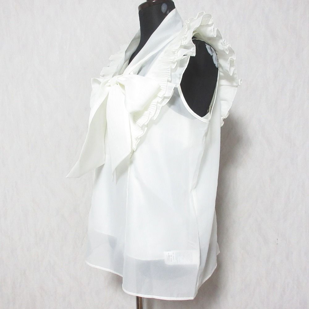 美品 25AW SNIDEL スナイデル ノースリボウタイブラウス プルオーバー 
