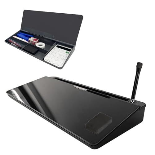 ホワイトボード デスクオーガナイザー 卓上 スマホスタンド 収納ボックス (ブラック)★ d7d30fb2