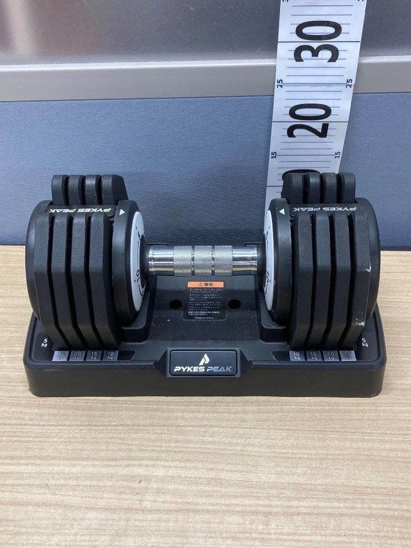 PYKES PEAK(パイクスピーク) 可変式 ダンベル 10kg調節可能 25kg